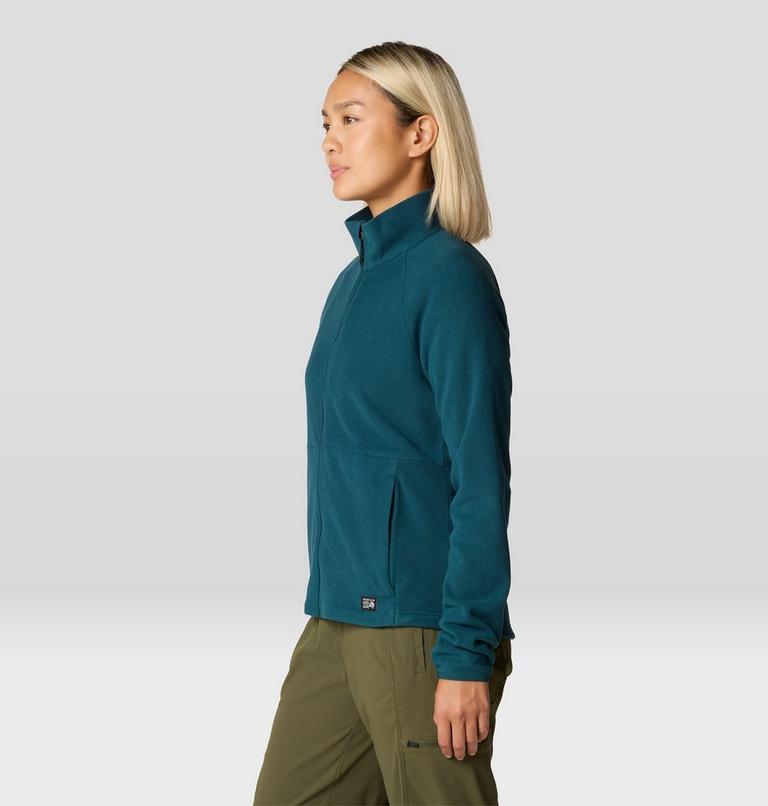 Women's Oakoram Fleece Full Zip, Color: Dark Marsh, image 3
