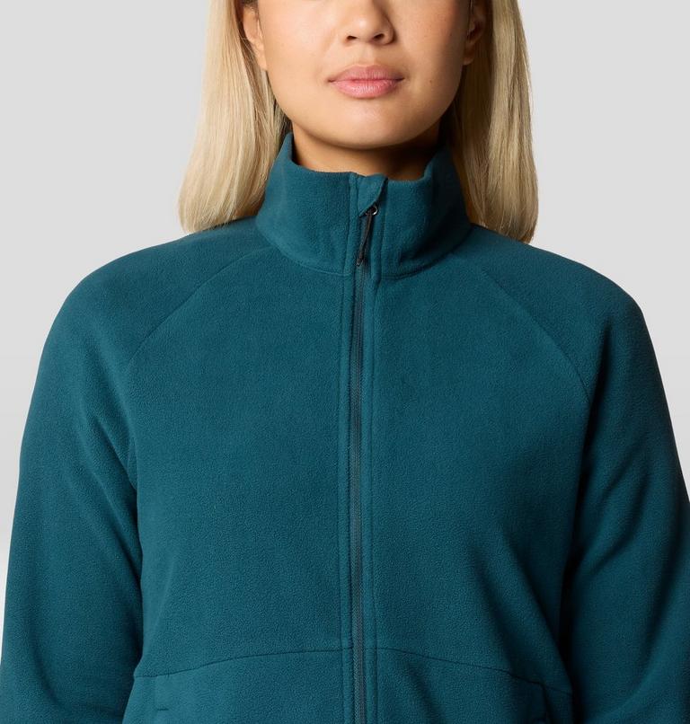 Women's Oakoram Fleece Full Zip, Color: Dark Marsh, image 4