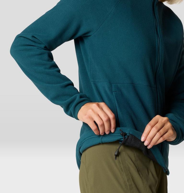 Women's Oakoram Fleece Full Zip, Color: Dark Marsh, image 5