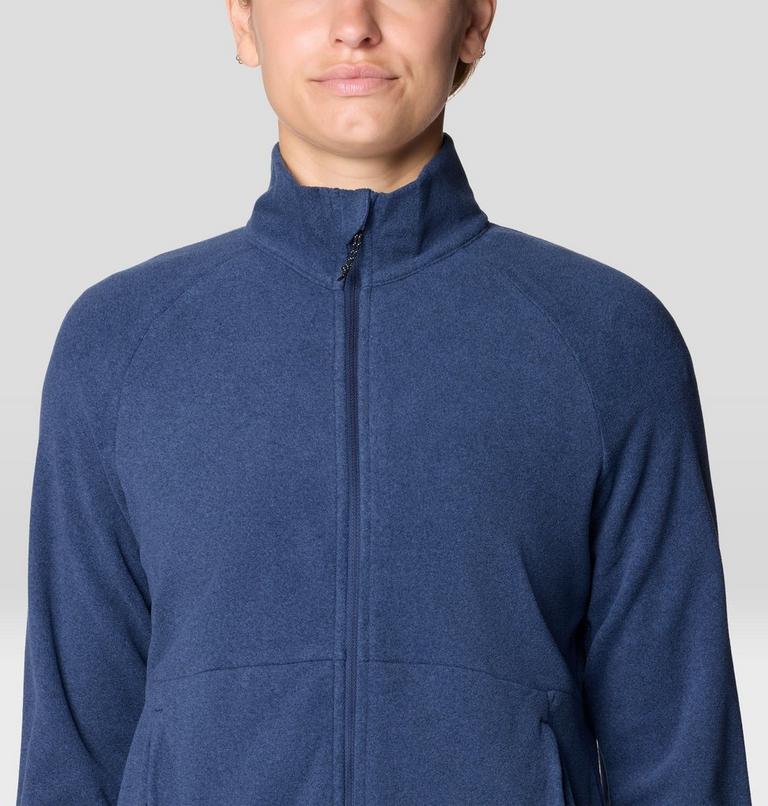 Women's Oakoram Fleece Full Zip, Color: Outer Dark Heather, image 5
