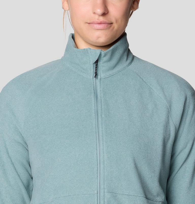 Women's Oakoram Fleece Full Zip, Color: Blue Sage Heather, image 4