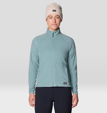 Women's Oakoram Fleece Full Zip, Color: Blue Sage Heather, image 5