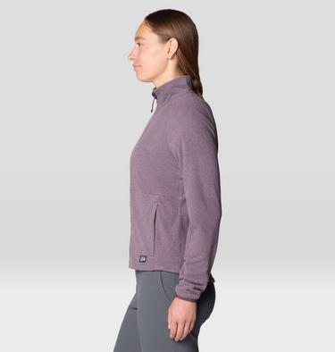 Women's Oakoram Fleece Full Zip, Color: Blackberry Heather, image 11