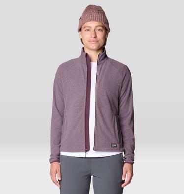 Women's Oakoram Fleece Full Zip, Color: Blackberry Heather, image 12