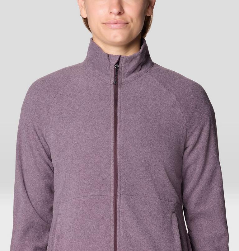Women's Oakoram Fleece Full Zip, Color: Blackberry Heather, image 5
