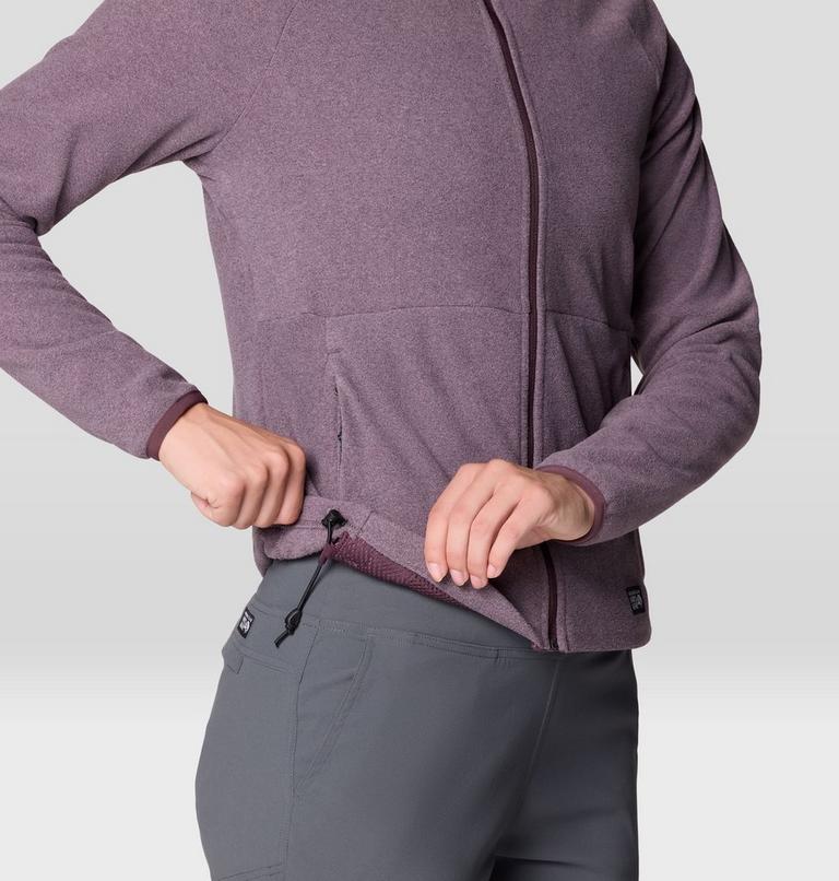 Women's Oakoram Fleece Full Zip, Color: Blackberry Heather, image 6