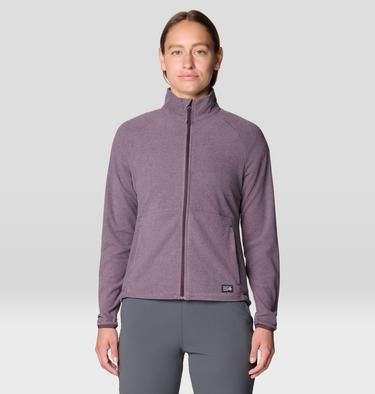 Women's Oakoram Fleece Full Zip, Color: Blackberry Heather, image 9