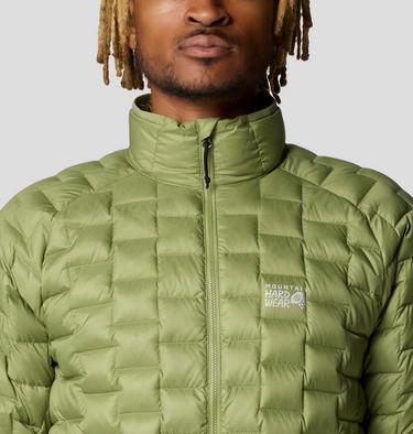 Men's Temescalborz Down Jacket, Color: Light Cactus, image 4