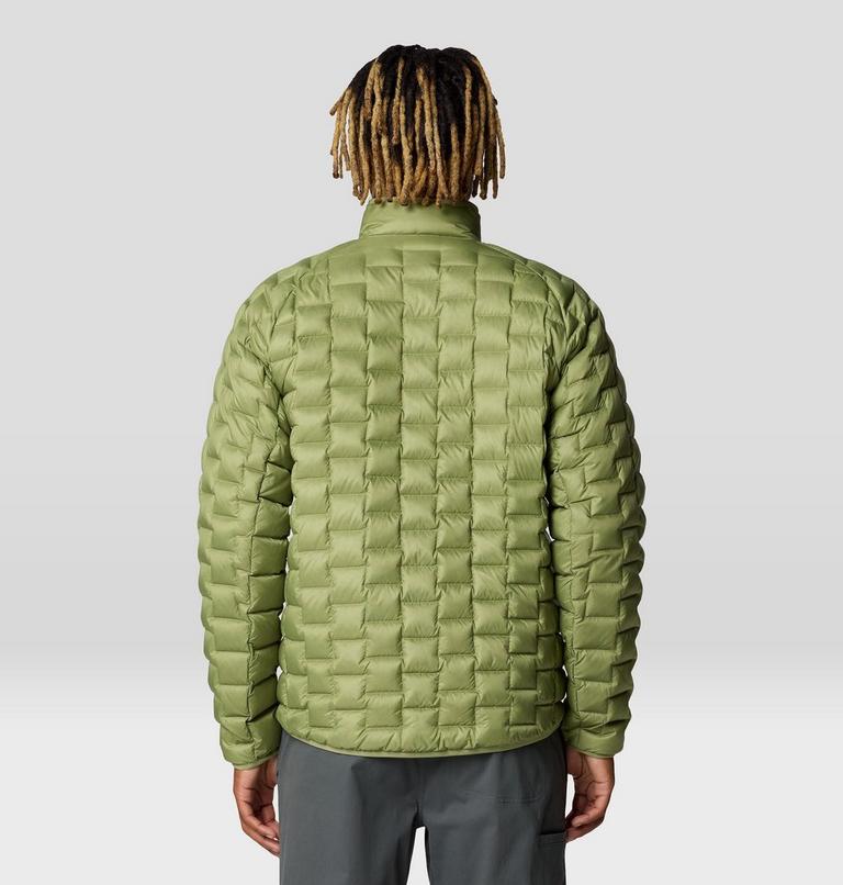 Men's Temescalborz Down Jacket, Color: Light Cactus, image 2