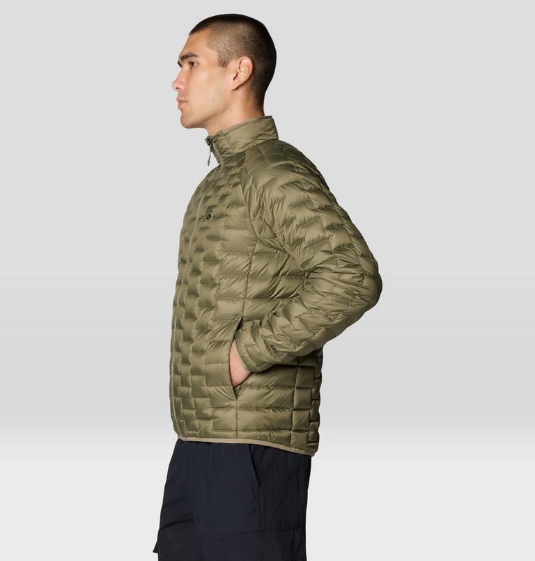 Men's Temescalborz Down Jacket, Color: Stone Green, image 3