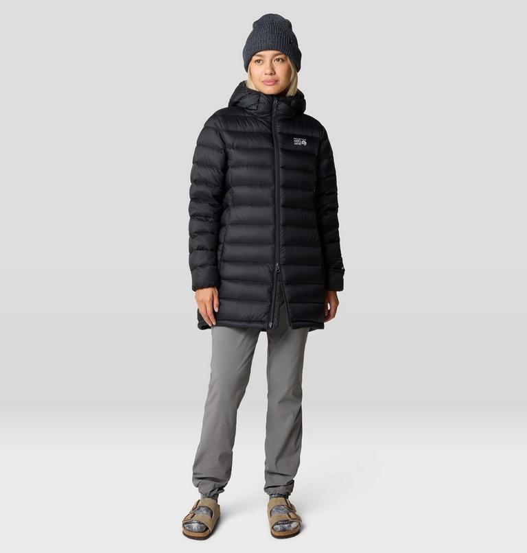 Women's Tiberondack Down Parka, Color: Black, image 7