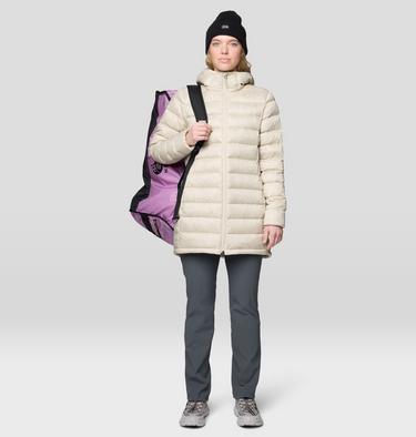 Women's Tiberondack Down Parka, Color: Wild Oyster, image 14