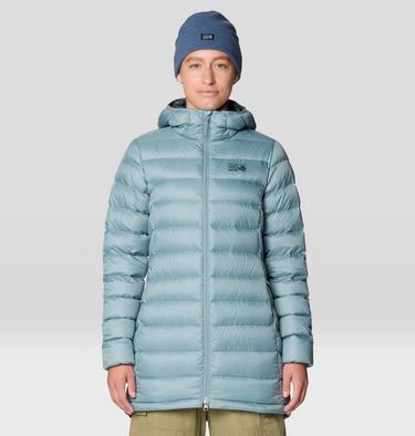 Women's Tiberondack Down Parka, Color: Blue Sage, image 5