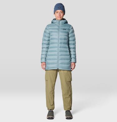 Women's Tiberondack Down Parka, Color: Blue Sage, image 6