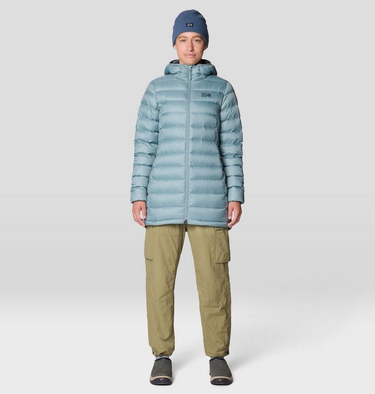 Women's Tiberondack Down Parka, Color: Blue Sage, image 2