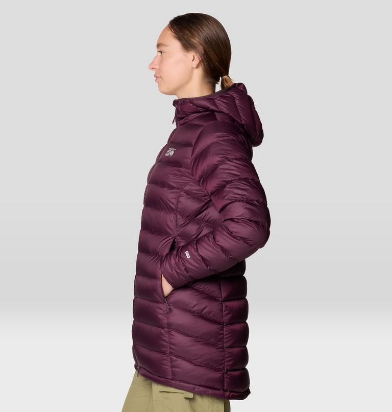 Women's Tiberondack Down Parka, Color: Blackberry, image 4