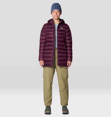Women's Tiberondack Down Parka, Color: Blackberry, image 10