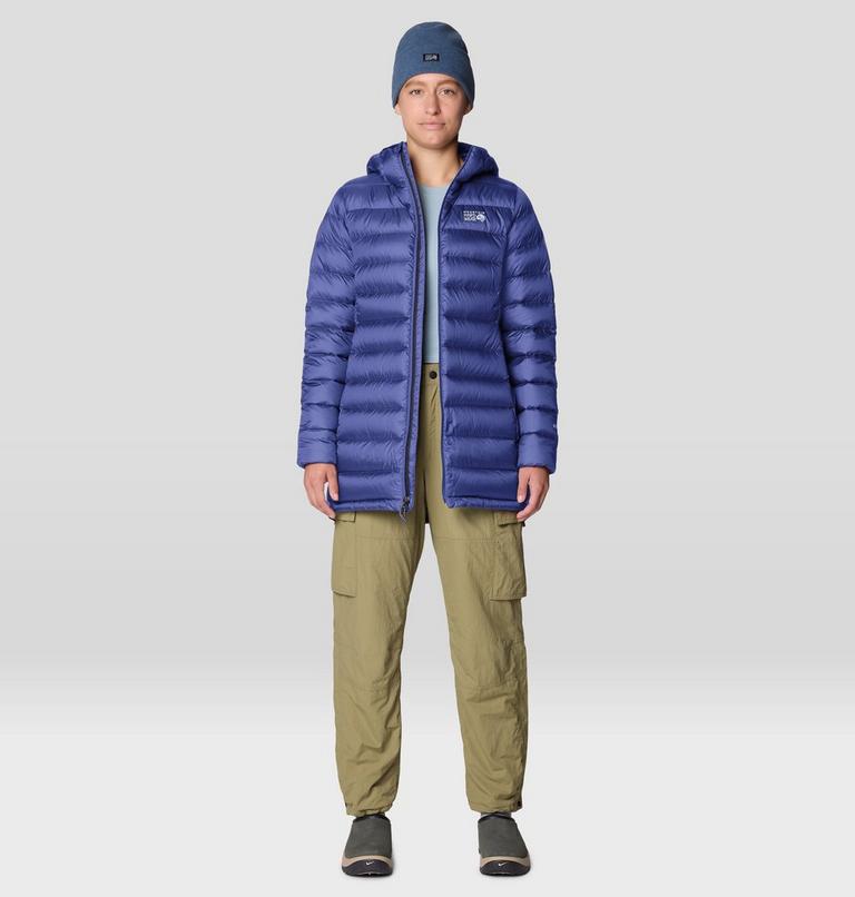 Women's Tiberondack Down Parka, Color: Lapis Dusk, image 2
