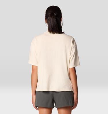 Women's MHW Sun Stash Collab Crop Short Sleeve, Color: Stone, image 2