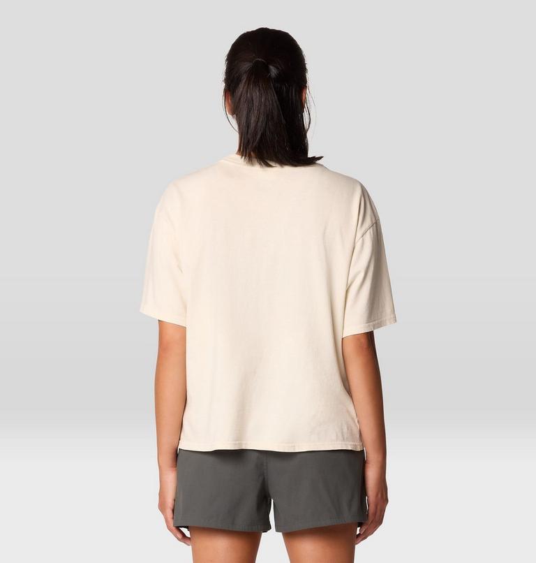 Women's MHW Sun Stash Collab Crop Short Sleeve, Color: Stone, image 2