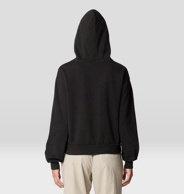 Women's MHW Sun Stash Collab Crop Hoody, Color: Stealth Grey, image 7