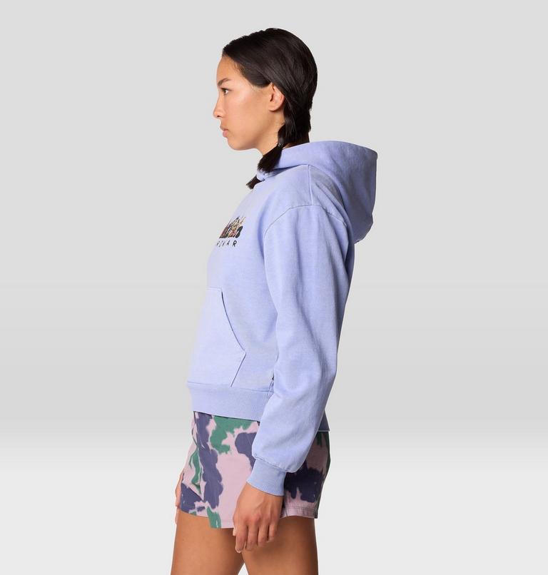 Women's MHW Sun Stash Collab Crop Hoody, Color: Light Illusion, image 4