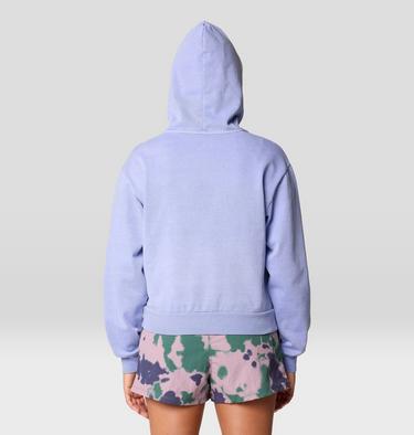 Women's MHW Sun Stash Collab Crop Hoody, Color: Light Illusion, image 3