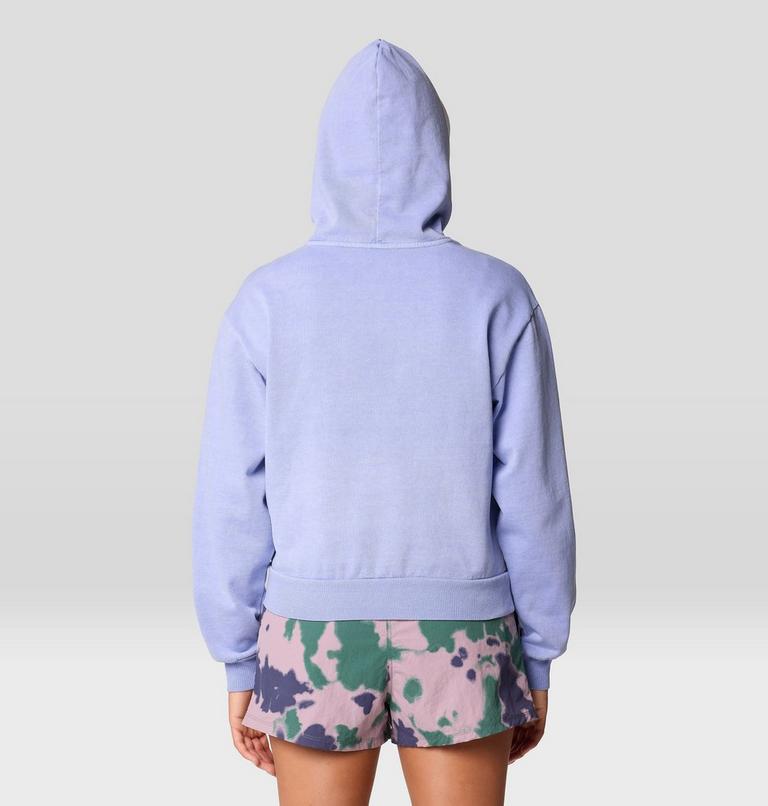 Women's MHW Sun Stash Collab Crop Hoody, Color: Light Illusion, image 3