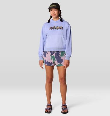 Women's MHW Sun Stash Collab Crop Hoody, Color: Light Illusion, image 2