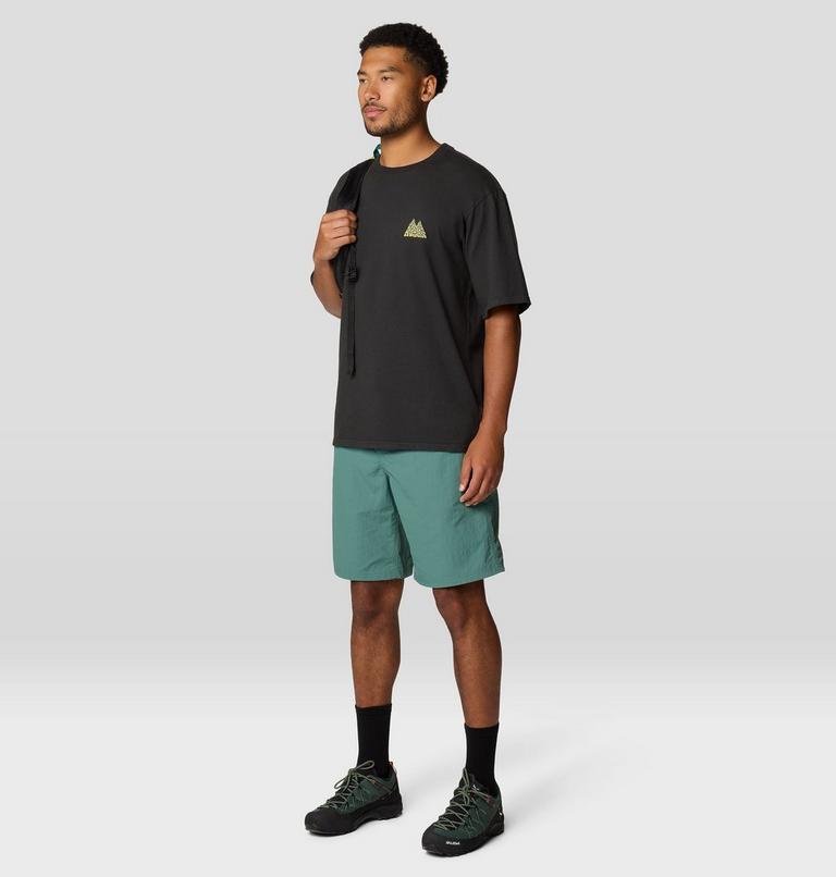 Men's MHW Mountains Collab Short Sleeve, Color: Stealth Grey, image 6