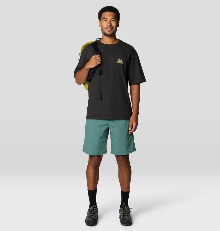 Men's MHW Mountains Collab Short Sleeve, Color: Stealth Grey, image 2