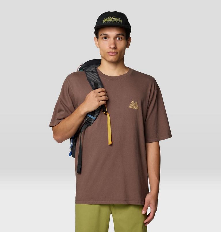 Men's MHW Mountains Collab Short Sleeve, Color: Carob, image 6