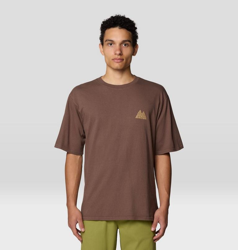 Men's MHW Mountains Collab Short Sleeve, Color: Carob, image 1