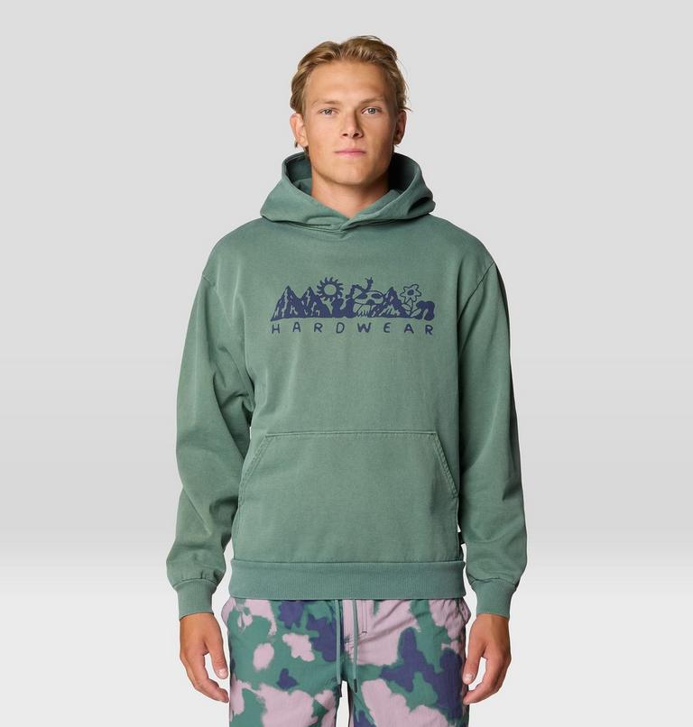 Men's MHW Mountains Collab Hoody, Color: Blue Pine, image 1