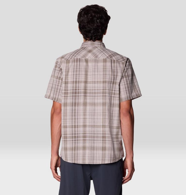 Men's Cottonwood Lite Short Sleeve Shirt, Color: City Fog Friction Plaid, image 2
