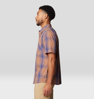 Men's Cottonwood Lite Short Sleeve Shirt, Color: New Clay Convoy Plaid, image 3