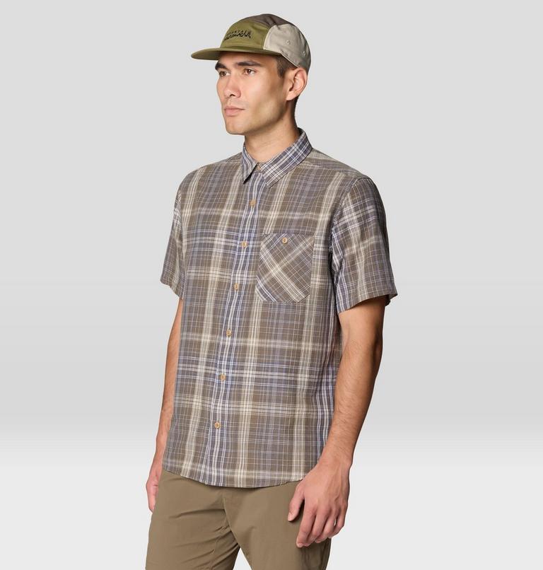 Men's Cottonwood Lite Short Sleeve Shirt, Color: Tierra Friction Plaid, image 4