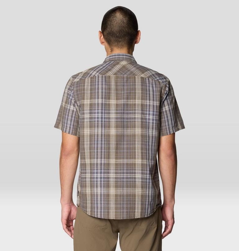 Men's Cottonwood Lite Short Sleeve Shirt, Color: Tierra Friction Plaid, image 2