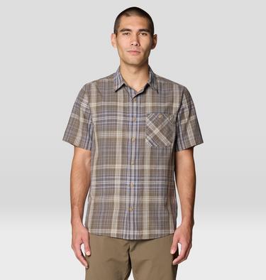 Men's Cottonwood Lite Short Sleeve Shirt, Color: Tierra Friction Plaid, image 9