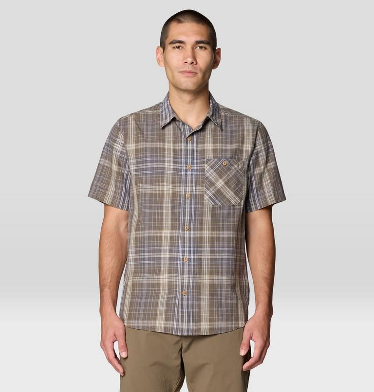 Men's Cottonwood Lite Short Sleeve Shirt, Color: Tierra Friction Plaid, image 1