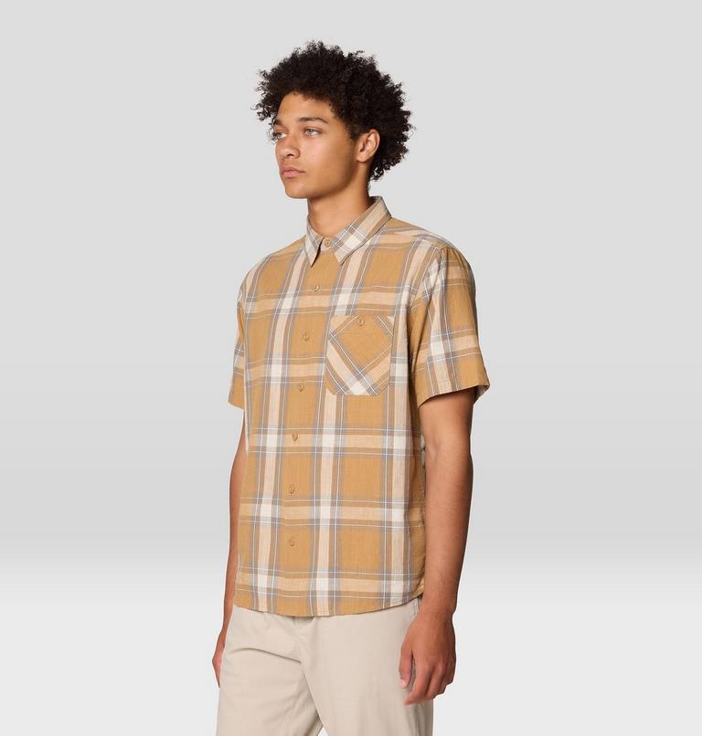 Men's Cottonwood Lite Short Sleeve Shirt, Color: Buck Convoy Plaid, image 6