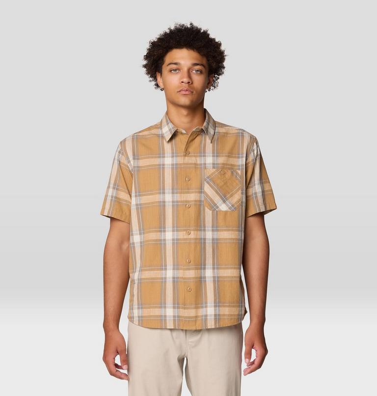 Men's Cottonwood Lite Short Sleeve Shirt, Color: Buck Convoy Plaid, image 1
