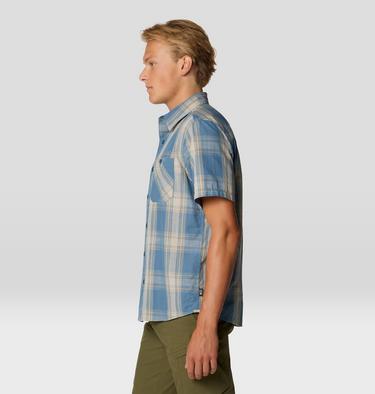 Men's Cottonwood Lite Short Sleeve Shirt, Color: Adriatic Blue Convoy Plaid, image 16