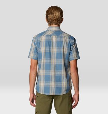 Men's Cottonwood Lite Short Sleeve Shirt, Color: Adriatic Blue Convoy Plaid, image 15