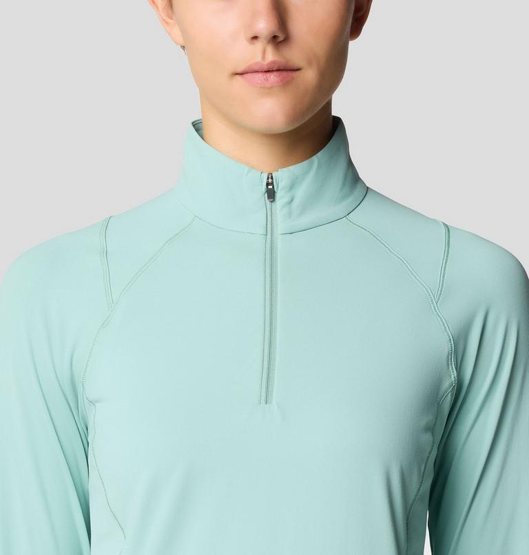 Women's Crater Lake 1/2 Zip, Color: Mineral Spring, image 5