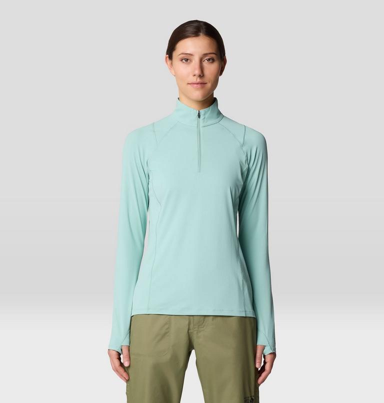 Women's Crater Lake 1/2 Zip, Color: Mineral Spring, image 1