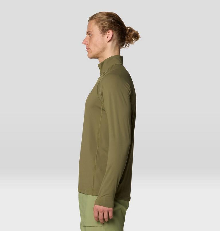 Crater Lake à demi-zip, Color: Combat Green, image 3