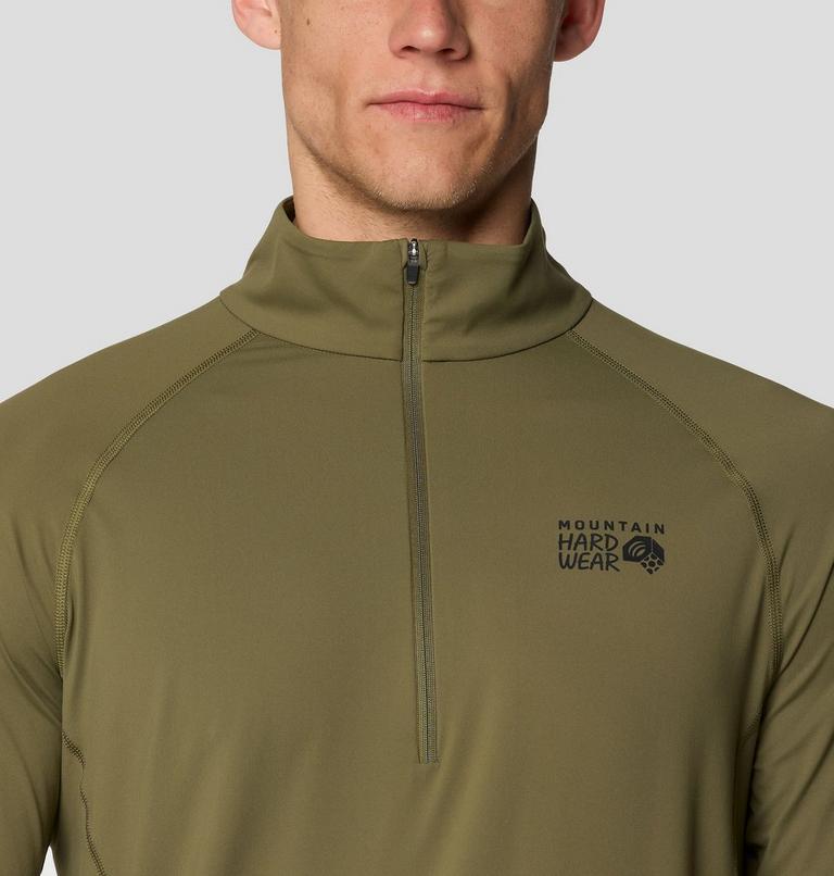 Crater Lake à demi-zip, Color: Combat Green, image 4