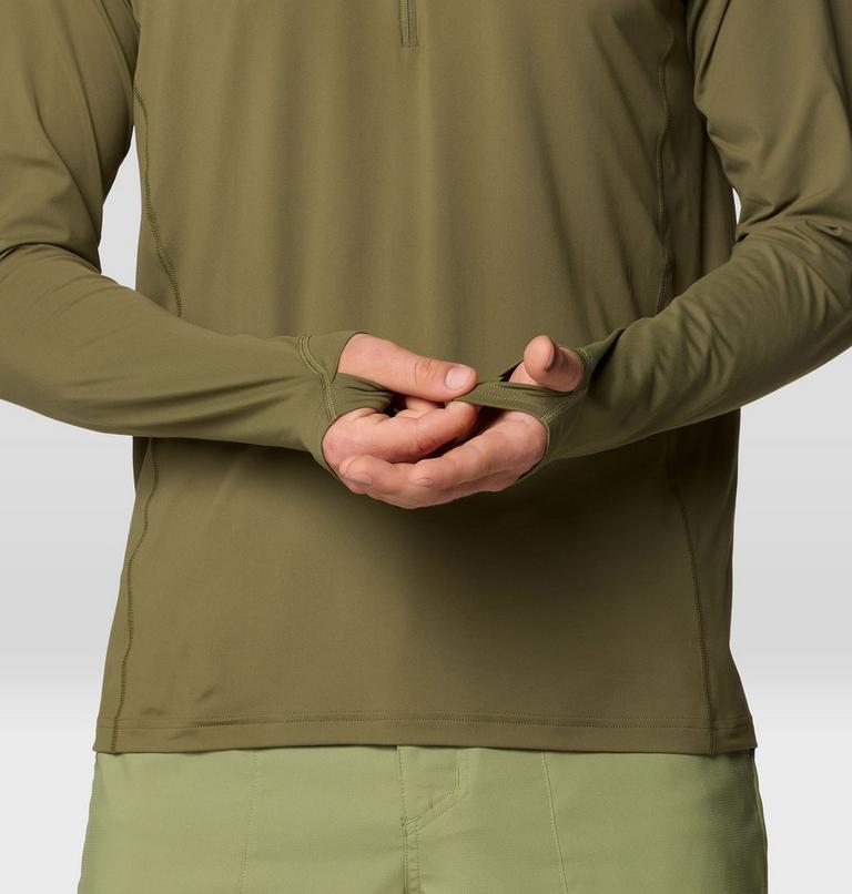 Crater Lake à demi-zip, Color: Combat Green, image 5