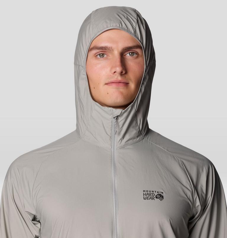 Men's Kor AirShell Hoody, Color: Half Moon Grey, image 6
